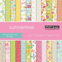 Penny Black - 6 x 6 Paper Pad - Summertime