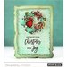 Penny Black - Christmas - Die and Acrylic Stamp Set - Antique Joy and Happiness Bundle