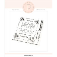 Pigment Craft Co - Clear Photopolymer Stamps - Wonderful Mom