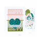 Pigment Craft Co - Clear Photopolymer Stamps - Printed Hearts