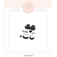Pigment Craft Co - Clear Photopolymer Stamps - Latte Heart Elements
