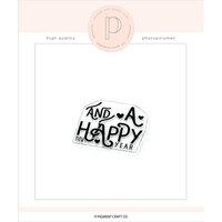 Pigment Craft Co - Clear Photopolymer Stamps - Happy New Year