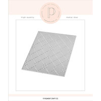 Pigment Craft Co - Dies - Dashed Diamonds Cover Plate