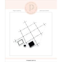 Pigment Craft Co - Clear Photopolymer Stamps - Dashed Diamond