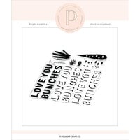 Pigment Craft Co - Clear Photopolymer Stamps - Love You Bunches