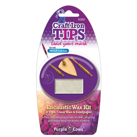 Purple Cows Incorporated - Craft Iron Tips - Encaustic Wax Kit