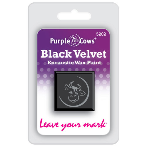 Purple Cows Incorporated - Encaustic Paint Cubes - Black Velvet