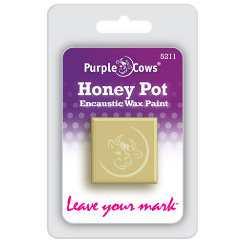 Purple Cows Incorporated - Encaustic Paint Cubes - Honey Pot