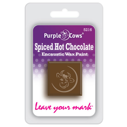 Purple Cows Incorporated - Encaustic Paint Cubes - Spiced Hot Chocolate