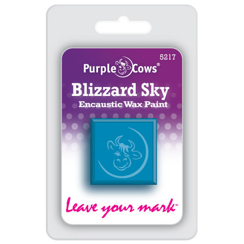 Purple Cows Incorporated - Encaustic Paint Cubes - Blizzard Sky