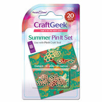 Purple Cows Incorporated - Craft Geek - Pin It - Pins - Summer Daisies