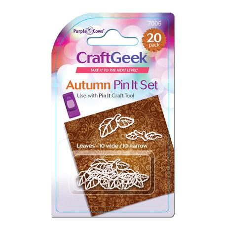 Purple Cows Incorporated - Craft Geek - Pin It - Pins - Autumn Leaves