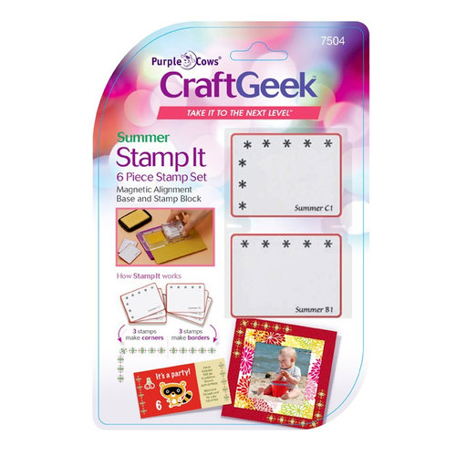Purple Cows Incorporated - Craft Geek - Stamp It - Summer