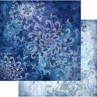 The Paper Element - Blue Flannel Collection - 12 x 12 Double Sided Paper - Pajama Party, BRAND NEW