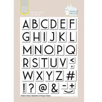 Penguin Palace - Clear Photopolymer Stamps - Modern Deluxe Alphabets