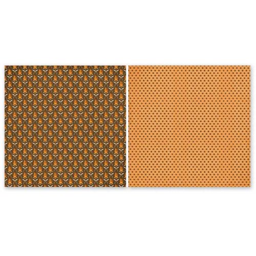 The Paper Loft - Gone Camping Collection - 12 x 12 Double Sided Paper - Campfire