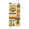 The Paper Loft - Gone Camping Collection - Cut Apart Cardstock Pieces - Set Up Camp