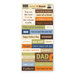The Paper Loft - Gear Head Collection - Cardstock Pieces - Father