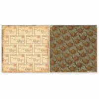 The Paper Loft - Gentler Times Collection - 12 x 12 Double Sided Paper - Afternoon Tea