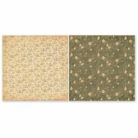 The Paper Loft - Gentler Times Collection - 12 x 12 Double Sided Paper - Garden Stroll