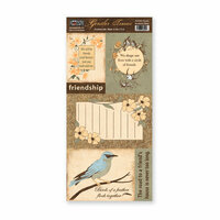 The Paper Loft - Gentler Times Collection - Cardstock Pieces - Friends