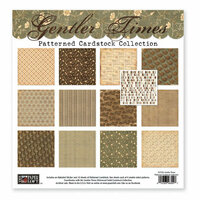 The Paper Loft - Gentler Times Collection - 12 x 12 Patterned Cardstock Pack