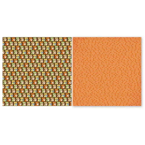 The Paper Loft Collection - Home Cookin Collection - 12 x 12 Double Sided Paper - Mix