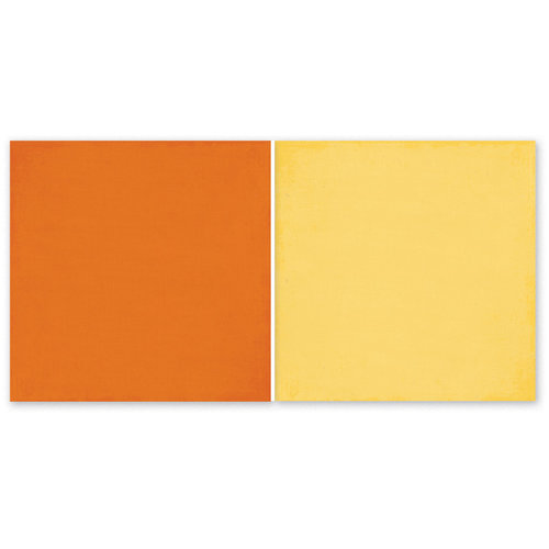 The Paper Loft Collection - Home Cookin Collection - 12 x 12 Double Sided Paper - Tangerine