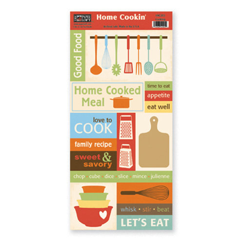 The Paper Loft Collection - Home Cookin Collection - Cardstock Pieces - Homemade