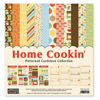 The Paper Loft Collection - Home Cookin Collection - 12 x 12 Patterned Cardstock Pack