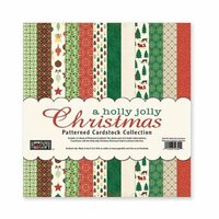 The Paper Loft - A Holly Jolly Christmas Collection - 12 x 12 Patterned Cardstock Pack