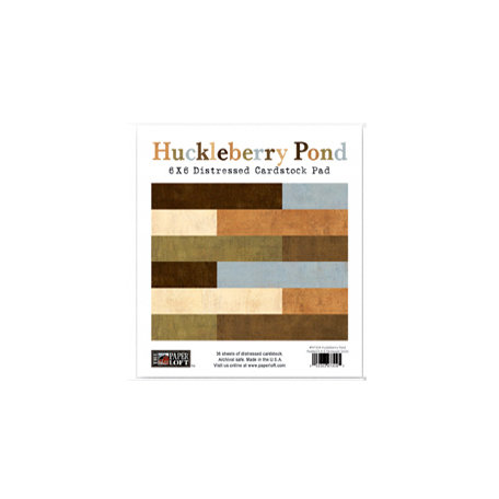 The Paper Loft - Huckleberry Pond Collection - 6 x 6 Distressed Paper Pad