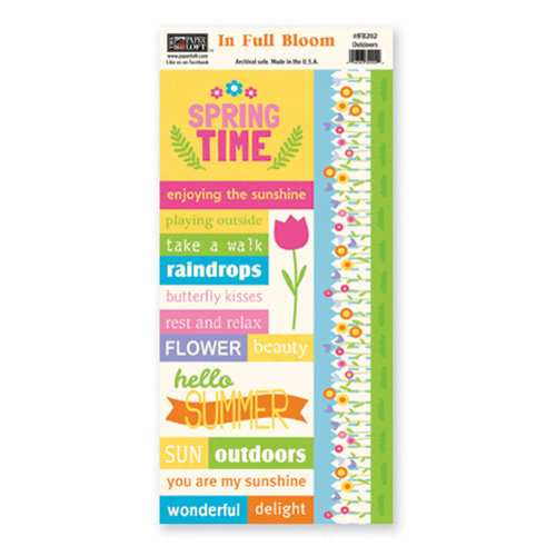 The Paper Loft Collection - In Full Bloom Collection - Cardstock Pieces - Outdoors