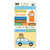 The Paper Loft - On the Go Collection - Cardstock Pieces - Road Trip