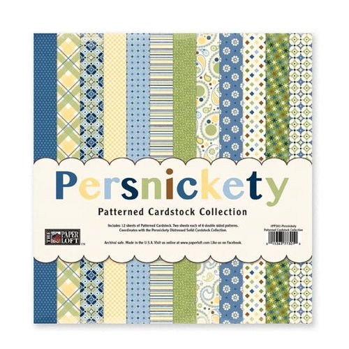 The Paper Loft - Persnickety Collection - 12 x 12 Patterned Cardstock Pack