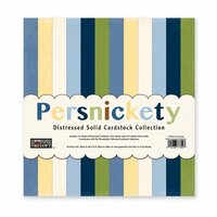 The Paper Loft - Persnickety Collection - 12 x 12 Distressed Cardstock Pack