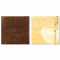 Paper Loft - Spring Fling Collection - 12x12 Doublesided Paper - Heart to Heart, CLEARANCE