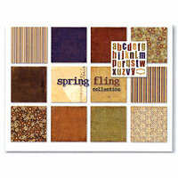 Paper Loft - Spring Fling Collection - Cardstock and Die Cut Pack, CLEARANCE
