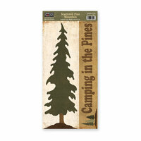 The Paper Loft - Scattered Pine Mountain Collection - Cardstock Pieces - Pine