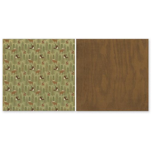 The Paper Loft - The Great Outdoors Collection - 12 x 12 Double Sided Paper - Moose