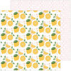 Pinkfresh Studio - Some Days Collection - 12 x 12 Double Sided Paper - Make Lemonade