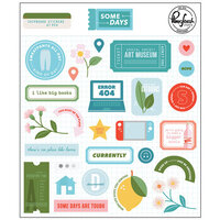 Pinkfresh Studio - Some Days Collection - Chipboard Stickers