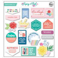 Pinkfresh Studio - Keeping It Real Collection - Chipboard Stickers