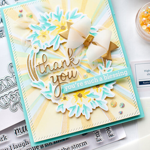 Pinkfresh Studio - Clear Photopolymer Stamps - Simply Sentiments - Thank You