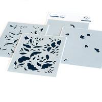 Pinkfresh Studio - Layering Stencils - Folk Garden