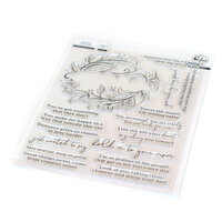 Pinkfresh Studio - Clear Photopolymer Stamps - Reason to Smile Wreath