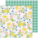 Pinkfresh Studio - Happy Blooms Collection - 12 x 12 Double Sided Paper - Blossom