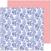 Pinkfresh Studio - Happy Blooms Collection - 12 x 12 Double Sided Paper - Daydream