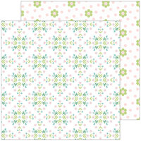 Pinkfresh Studio - Happy Blooms Collection - 12 x 12 Double Sided Paper - Together