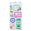 Pinkfresh Studio - Happy Blooms Collection - Stickers - Puffy Frames